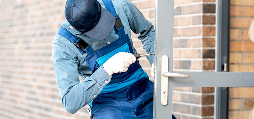 Pivot Storefront Door Locks Installation in Home Gardens, California