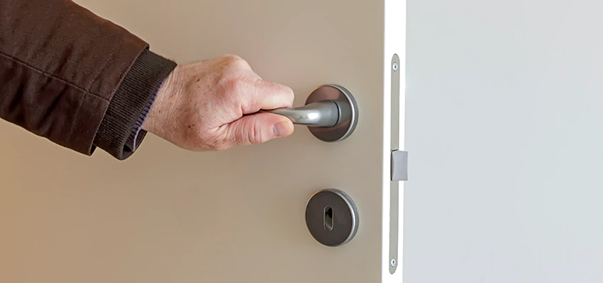 Restroom Locks Privacy Bolt Installation in Home Gardens, California